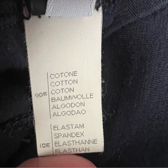 La Perla Navy Blue Soft Long Sleeve Tee - Picture 3 of 6